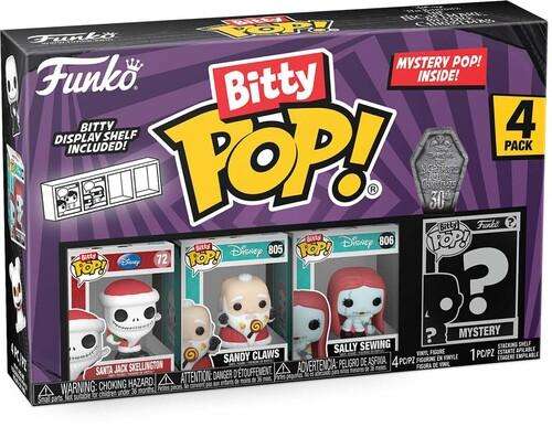Nightmare Before Christmas Bitty Funko Pop 4 Figura Sorpresa 2,5 Cm