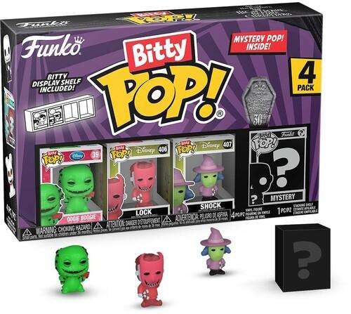 Nightmare Before Christmas Disney Bitty Funko Pop 4 Figure 2,5 Cm