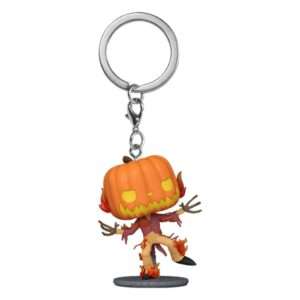Nightmare Before Natale 30th Pop! Vinile Portachiavis 4 Cm Pumpkin King Funko