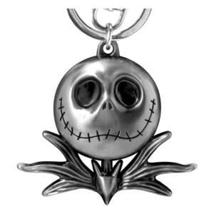 Nightmare Before Natale Metal Portachiavi Spider Man Head Con Figure Int.
