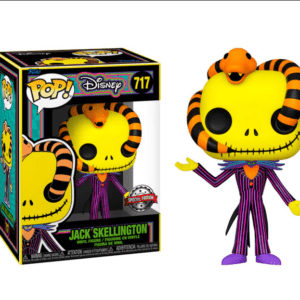 Nightmare Before Natale Pop! Disney Vinile Figura Jack (snake) (blklt) 9 Cm Funko