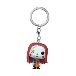 Nightmare Before Natale Pop! Vinile Portachiavis 4 Cm Patchwork - Sally Funko