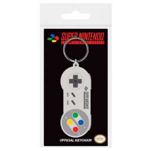 Nintendo Snes Controller Rubber Portachiavi Pyramid