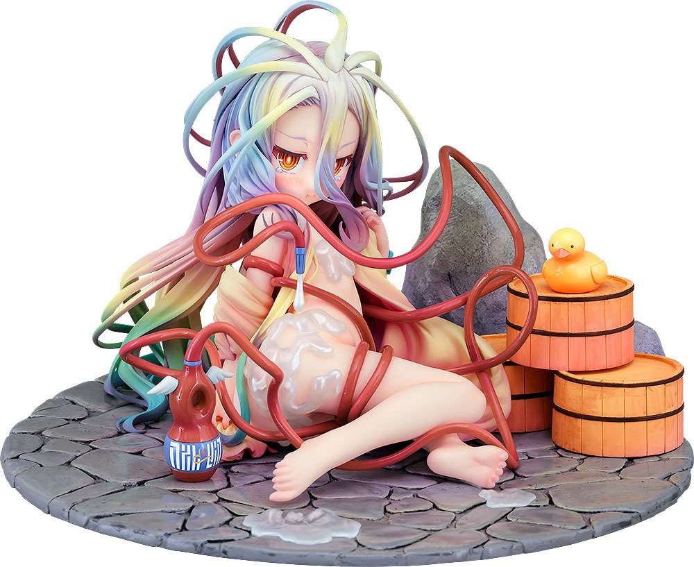 No Game No Life Pvc Statua 1/7 Shiro: Hot Spring Ver. 11 Cm Phat!