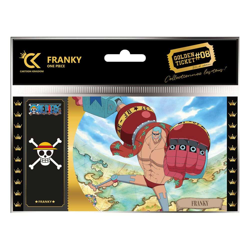 One Piece Golden Ticket Black Edition -08 Franky Case Cartoon Kingdom