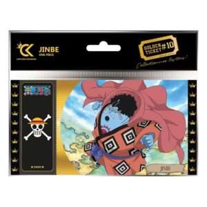 One Piece Golden Ticket Black Edition -10 Jinbe Case  Cartoon Kingdom