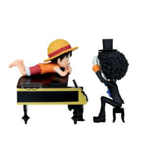 One Piece Luffy & Brook Word Collectable Stories Figura 8cm Banpresto