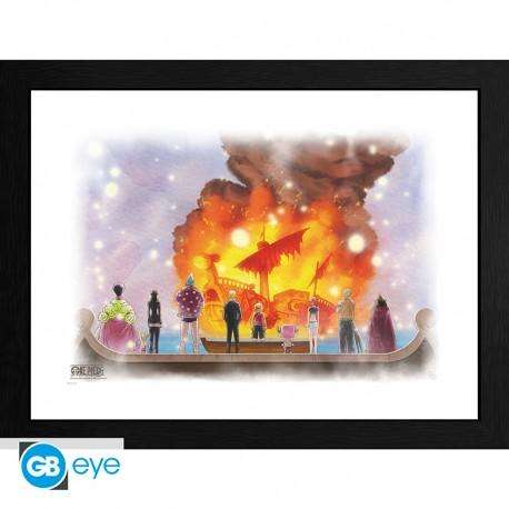 One Piece Stampa Icorniciata "Going Merry" (30 x 40cm) GB Eye