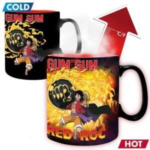 One Piece Tazza in Ceramica Luffy Vs Kaido che Cambia con Calore 460ml
