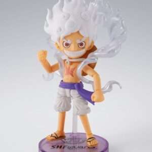 One Piece World Collactable Figures X S.h. Figuarts Action Figura Monkey D. Luffy Gear 5 8 Cm Bandai Tamashii Nations