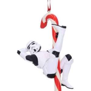 Original Stormtrooper Hanging Tree Ornament Candy Cane 12 Cm Nemesis Now