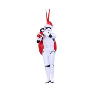 Original Stormtrooper Hanging Tree Ornament Santa Sack 13 Cm Nemesis Now