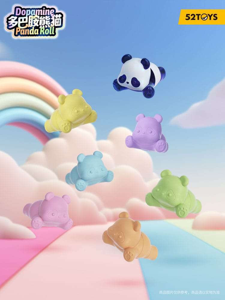 Panda Roll Blind Box Figures Assortment Dopamine Pandas 3 Cm 52TOYS