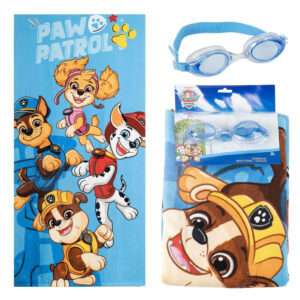 Paw Patrol Asciugamano + Swimming Goggles Set Cerdà