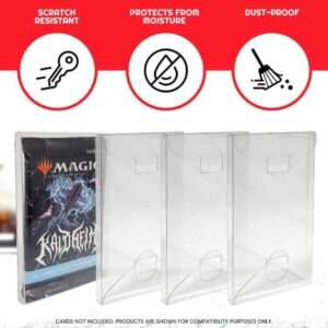 PET Protectors 10-Pack For Booster, Magic, Yu-Gi-Oh Cards Evoretro - Pacco Aperto