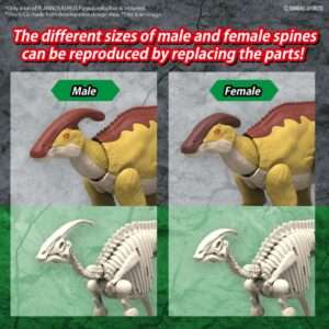 PLANNOSAURUS PARASAUROLOPHUS Model Kit Bandai Model Kit Gunpla