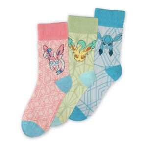 Pokémon Calzini 3-pack Eevee Evolution 3.0 35-38 Difuzed