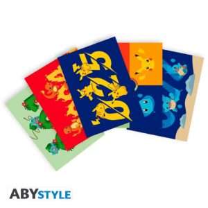 Pokemon - Cartoline - Gen 1 Starters X5 (14,8x10,5)