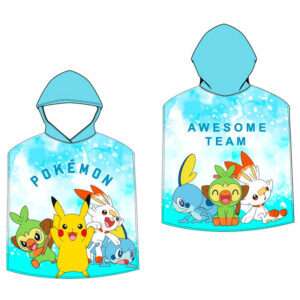 Pokemon Microfibre Poncho Asciugamano Nintendo