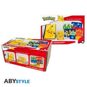 Pokemon - Pck A5 Agenda + Mug320ml + Cartoline "pikachu"