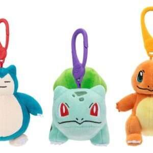 Pokémon Peluche Figura Clip Ons Version 14 10 Cm  Jazwares
