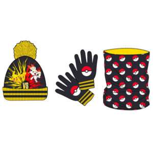 Pokemon Snood, Cappello E Guanti Set Nintendo