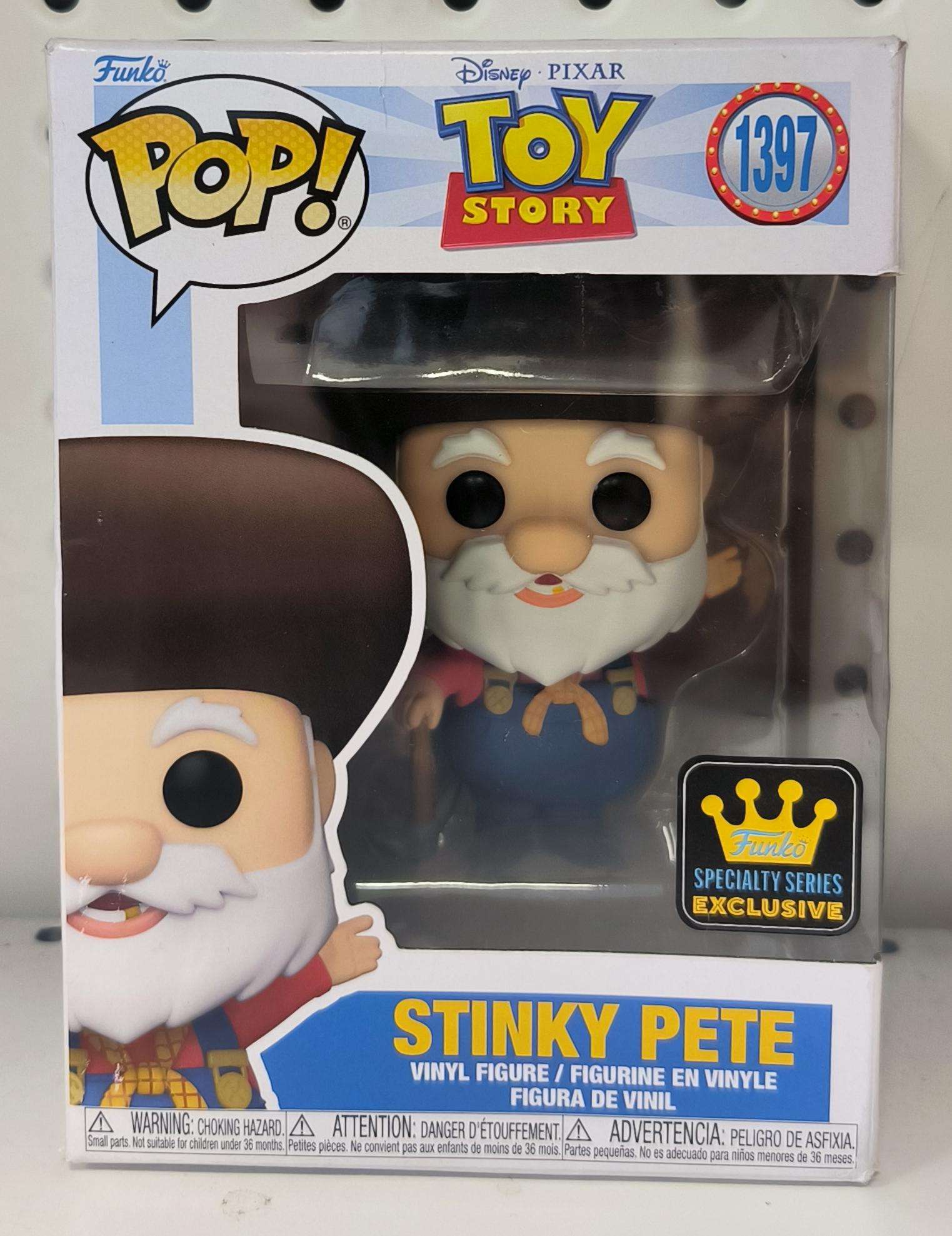 POP Disney: Toy Story - Stinky Pete Serie speciale esclusivo 9 cm Funko Scatola Rovinata