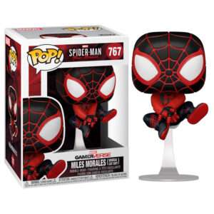 Pop Figura Marvel Spiderman Miles Morales Bodega Cat Suit Funko