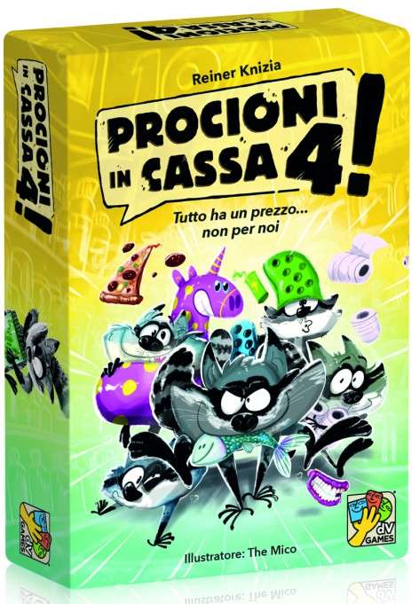 Procioni In Cassa 4! Gioco Di Carte 8+ (ITA) - DV Giochi