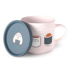Pusheen The Cat Sushi Lover Tazza & Sottobicchiere Lid Set Puckator