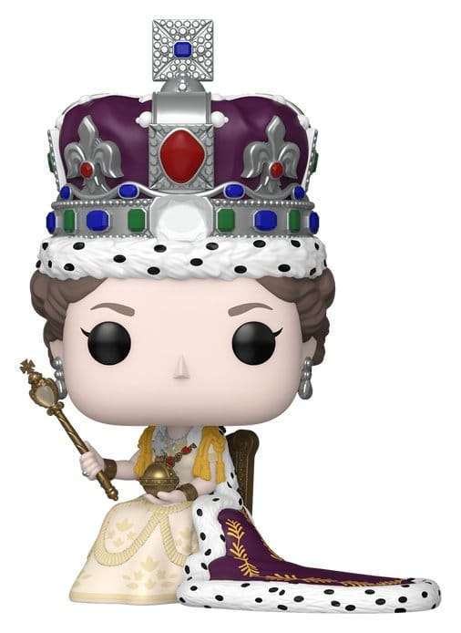 Queen Elizabeth Ii Pop! Premium Vinile Figura 100th- Queen Elizabeth Ii (coronation) 9 Cm Funko