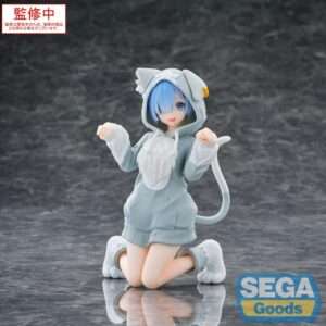 Re:zero Starting Life In Another World Yumemirize Pvc Statua Rem Mofumofu Pack 11 Cm Sega