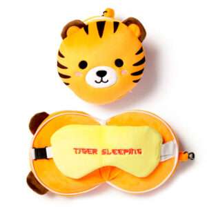 Relaxeazzz Adoramals Tiger Da Viaggio Cuscino Eye Mask Puckator