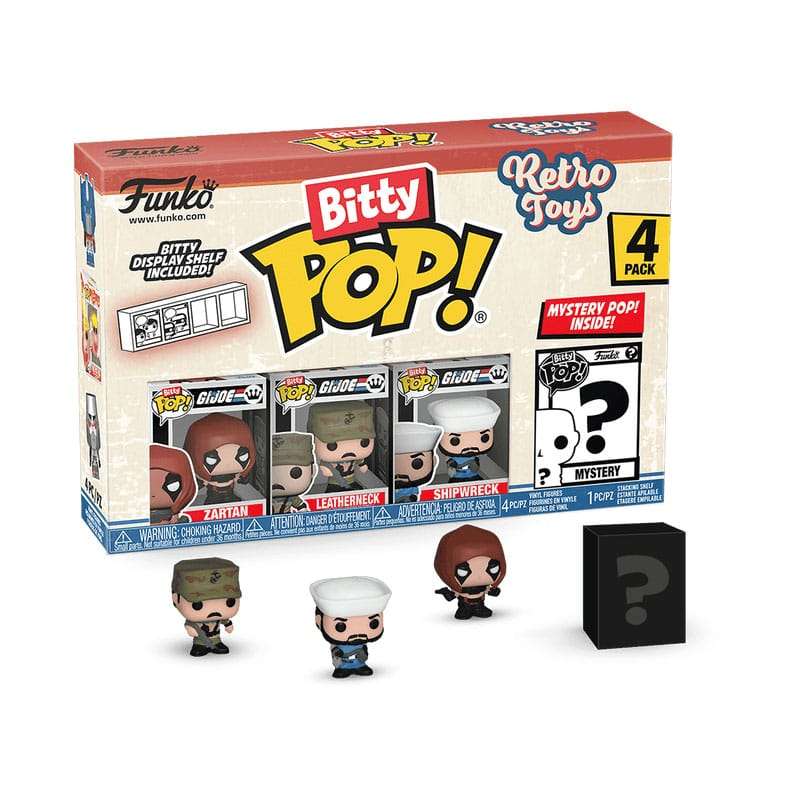 Retro Toys Bitty Pop! Vinile Figura 4-pack Gi Joe 2,5 Cm Funko