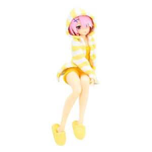 Re:Zero Noodle Stopper Statua Ram Room Wear  Versione Yellow Pvc 14 Cm Furyu