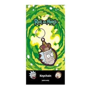 Rick E Morty King Of S**t Portachiavi Portachiavi Pyramid International
