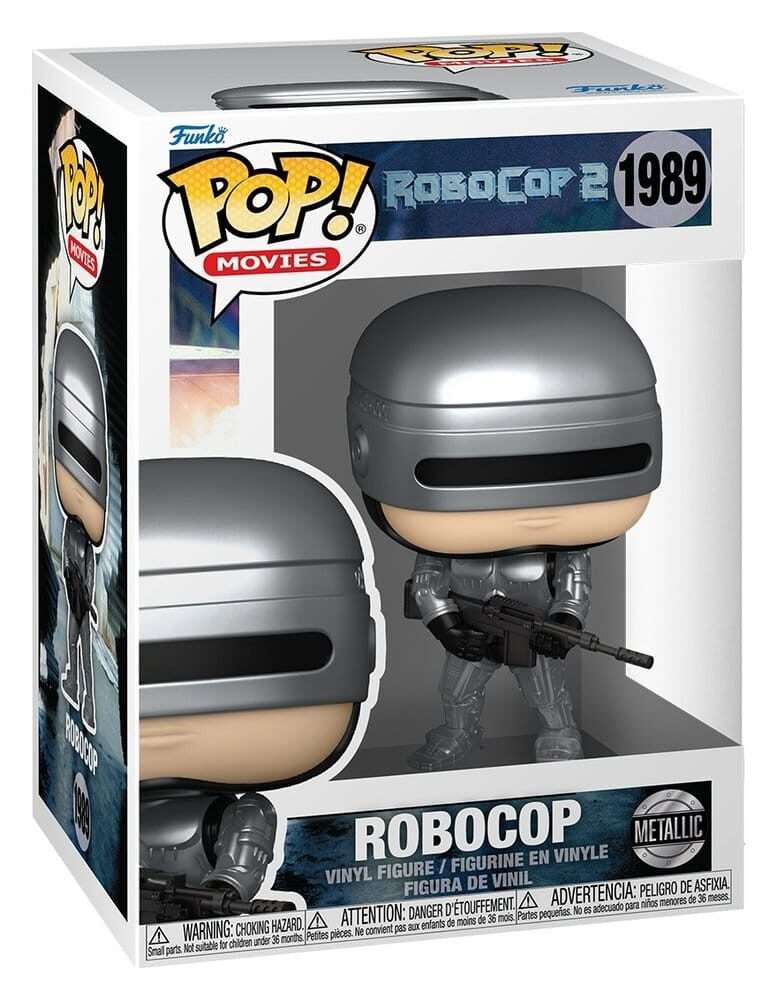 Robocop Pop! Movies Vinile Figures Robocop (metallic) 9 Cm Funko