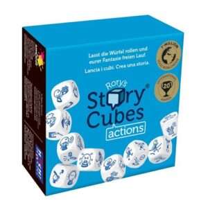 Rory's Story Cubes Actions (Azzurro) Gioco Di Dadi 6+ (ITA FR DE) - Zygomatic