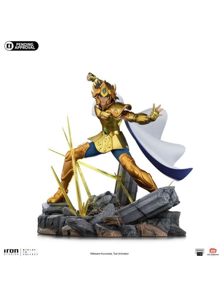 Saint Seiya Art Scale Statua 1/10 Leo Aiolia 24 Cm Iron Studios