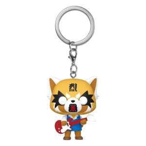 Sanrio Pop! Vinile Portachiavis 4 Cm Aggretsuko W/guitar Funko