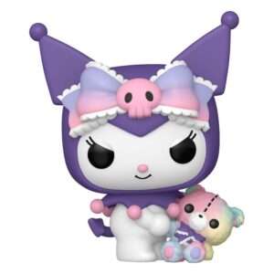 Sanrio Pop!&buddy Animation Vinile Figures Kuromi W/ Bear 9 Cm Funko
