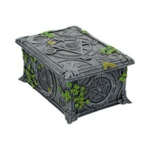 Scatola per Tarocchi Wicca con Pentagramma 18 cm Nemesis Now