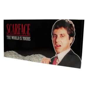 Sciarpaace Poster Di Vetro The World Is Yours (black Background) 60 X 30 Cm Sd Toys