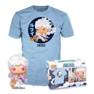 Set Figura Pop & Tee One Piece Luffy Fifth Gear Funko Taglia Xl