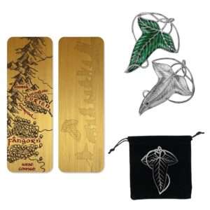 Set Spilla di Lórien e Segnalibro in Metallo – Il Signore degli Anelli