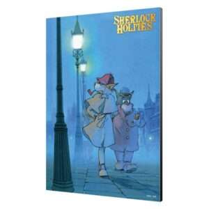 Sherlock Holmes Wall Art in Legno Sherlock e Watson 35 X 50 Cm Semic