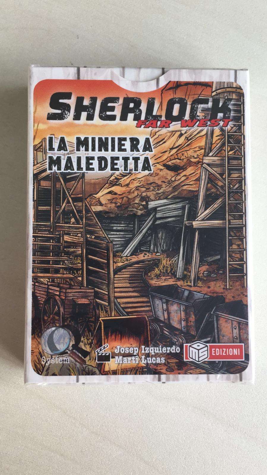 Sherlock Serie Far West: La Miniera Maledetta Mazzo di Carte MSEdizioni