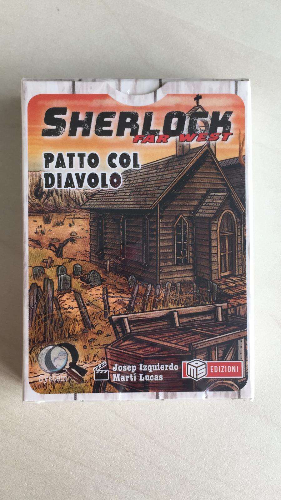Sherlock Serie Far West: Patto col Diavolo Mazzo di Carte MSEdizioni