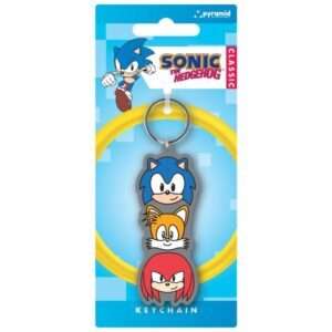 Sonic Hedgehog Trio Stack Portachiavi 6 cm - Pyramid International