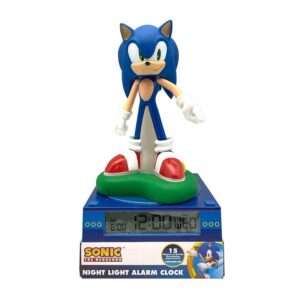 Sonic The Hedgehog 3d Lampada Con Sveglia Bambino Licensing